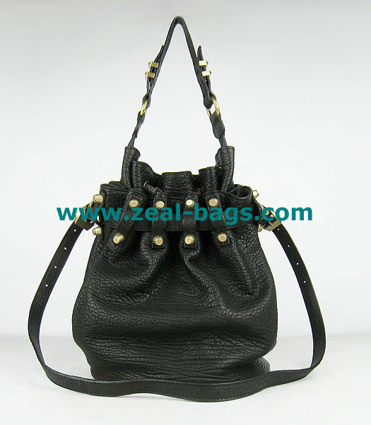 AAA Replica Alexander Wang Diego Studded Bag Black Lambskin - Click Image to Close